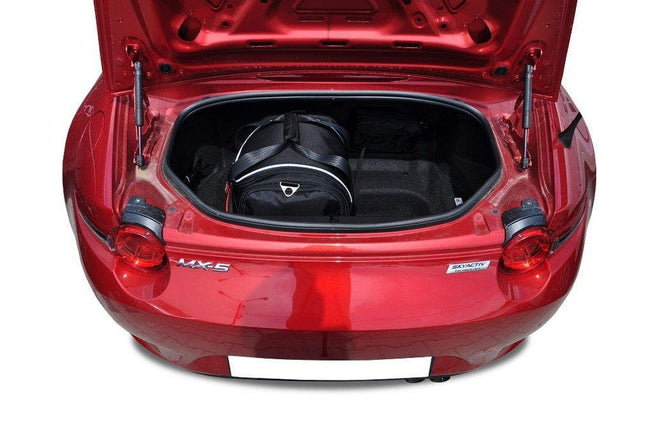 Kjust Kjust Reistassenset voor Mazda MX5 vanaf 2015 - Set van 2 Tassen met 1 Sporttas en 1 Vliegtuigtas Harvest Automotive 2