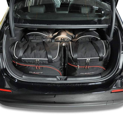 Kjust Kjust Reistassenset voor Mercedes Benz A-Klasse Limousine vanaf 2019 - Set van 5 Tassen met 2 Roltassen en 3 Vliegtuigtassen Harvest Automotive 1