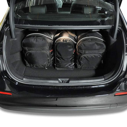 Kjust Kjust Reistassenset voor Mercedes Benz A-Klasse Limousine vanaf 2019 - Set van 5 Tassen met 2 Roltassen en 3 Vliegtuigtassen Harvest Automotive 6