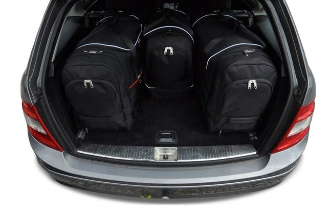 Kjust Kjust Reistassenset voor Mercedes Benz C-Klasse Estate 2007-2014 - Set van 4 Tassen met 2 Roltassen en 2 Sporttassen Harvest Automotive 2