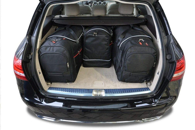 Kjust Kjust Reistassenset voor Mercedes Benz C-Klasse Estate 2007-2014 - Set van 4 Tassen met 2 Roltassen en 2 Sporttassen Harvest Automotive 2
