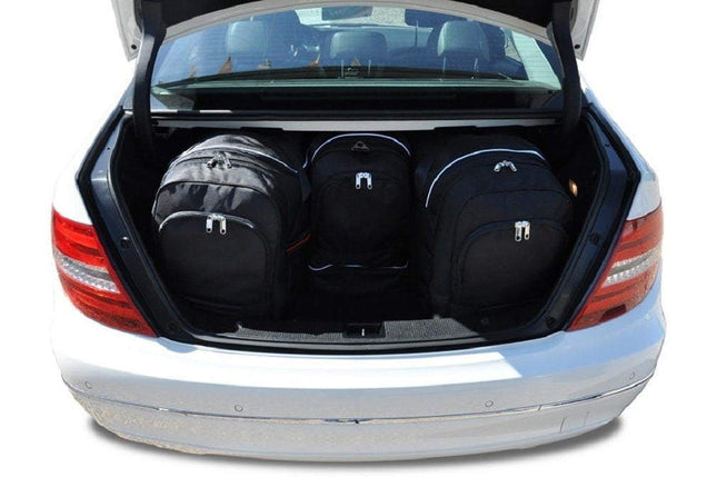 Kjust Kjust Reistassenset voor Mercedes Benz C-Klasse Limousine 2007-2014 - Set van 4 Tassen met 2 Roltassen en 2 Sporttassen Harvest Automotive 2