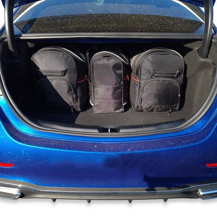 Kjust Kjust Reistassenset voor Mercedes Benz C-Klasse Limousine vanaf 2021 - Set van 5 Tassen met 2 Roltassen 2 Sporttassen en 1 Vliegtuigtas Harvest Automotive 3