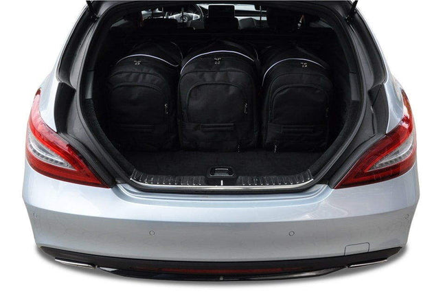 Kjust Kjust Reistassenset voor Mercedes Benz CLS Shooting Brake 2012-2018 - Set van 5 Tassen met 3 Roltassen en 2 Vliegtuigtassen Harvest Automotive 2