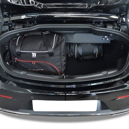 Kjust Kjust Reistassenset voor Mercedes Benz E-Klasse cabrio 2010-2017 - Set van 4 Tassen met 2 Sporttassen en 2 Vliegtuigtassen Harvest Automotive 2