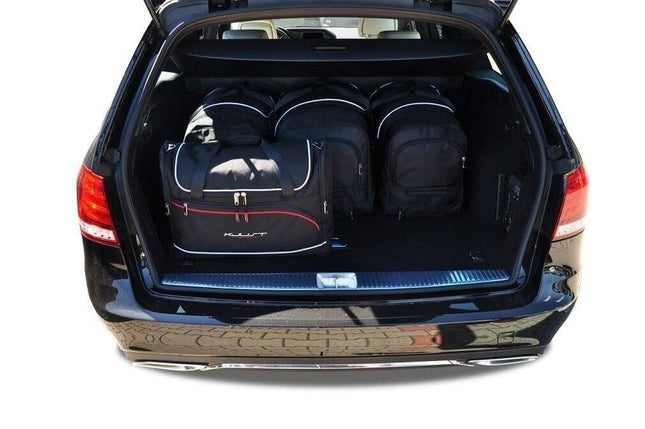 Kjust Kjust Reistassenset voor Mercedes Benz E-Klasse coupe 2009-2017 - Set van 5 Tassen met 3 Roltassen en 2 Vliegtuigtassen Harvest Automotive 2