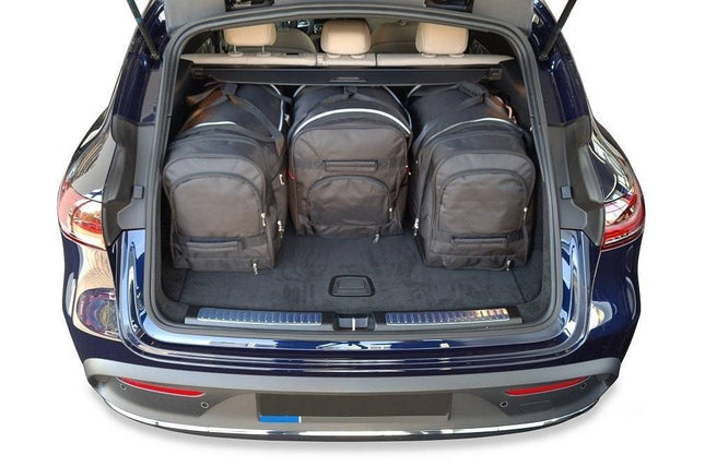 Kjust Kjust Reistassenset voor Mercedes Benz EQC vanaf 2020 - Set van 4 Tassen met 3 Roltassen en 1 Vliegtuigtas Harvest Automotive 2