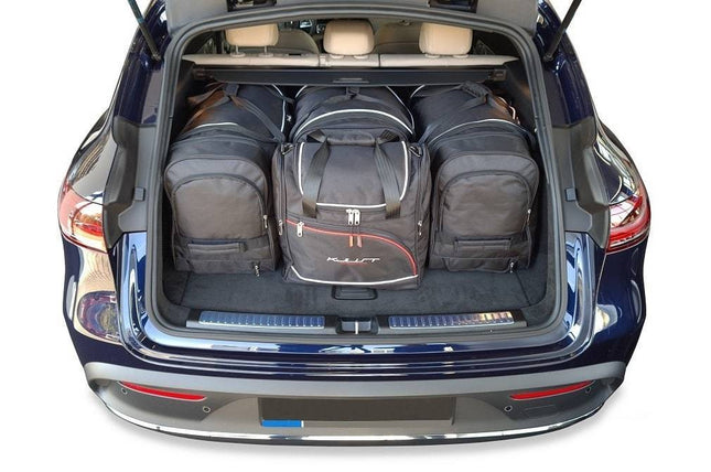 Kjust Kjust Reistassenset voor Mercedes Benz EQC vanaf 2020 - Set van 4 Tassen met 3 Roltassen en 1 Vliegtuigtas Harvest Automotive 1