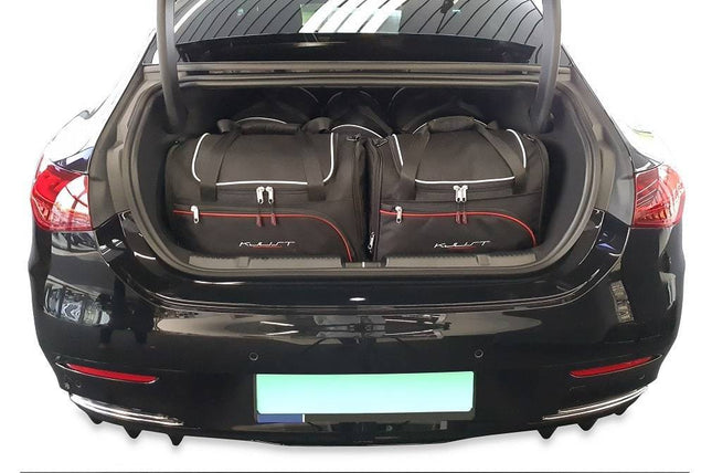Kjust Kjust Reistassenset voor Mercedes Benz EQE Limousine vanaf 2022 - Set van 5 Tassen met 2 Roltassen 2 Sporttassen en 1 Vliegtuigtas Harvest Automotive 1