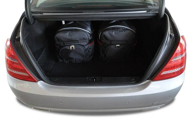 Kjust Kjust Reistassenset voor Mercedes Benz S-Klasse 2005-2013 - Set van 4 Tassen met 2 Roltassen en 2 Sporttassen Harvest Automotive 2