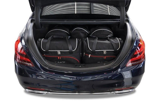 Kjust Kjust Reistassenset voor Mercedes Benz S-Klasse 2013-2020 - Set van 5 Tassen met 2 Roltassen 1 Sporttas en 2 Vliegtuigtassen Harvest Automotive 1