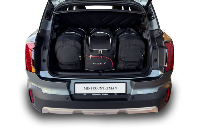 Kjust Kjust Reistassenset voor Mini Countryman vanaf 2024 - Set van 4 Tassen met 2 Roltassen 1 Sporttas en 1 Vliegtuigtas Harvest Automotive 1