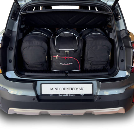 Kjust Kjust Reistassenset voor Mini Countryman vanaf 2024 - Set van 4 Tassen met 2 Roltassen 1 Sporttas en 1 Vliegtuigtas Harvest Automotive 1