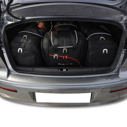 Kjust Kjust Reistassenset voor Mitsubishi Lancer Sedan 2008-2016 - Set van 4 Tassen met 2 Roltassen en 2 Sporttassen Harvest Automotive 1