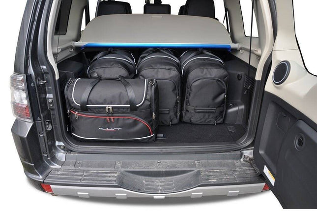 Kjust Kjust Reistassenset voor Mitsubishi Pajero 2000-2006 - Set van 5 Tassen met 3 Roltassen en 2 Vliegtuigtassen Harvest Automotive 2