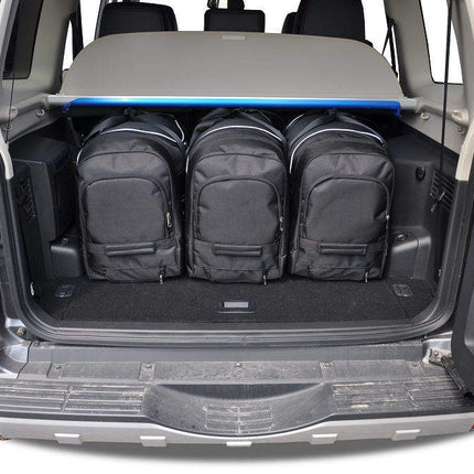 Kjust Kjust Reistassenset voor Mitsubishi Pajero 2000-2006 - Set van 5 Tassen met 3 Roltassen en 2 Vliegtuigtassen Harvest Automotive 3