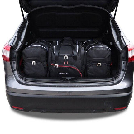 Kjust Kjust Reistassenset voor Nissan Qashqai 2014-2021 - Set van 4 Tassen met 2 Roltassen en 2 Sporttassen Harvest Automotive 1