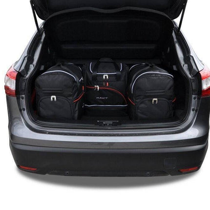 Kjust Kjust Reistassenset voor Nissan Qashqai 2014-2021 - Set van 4 Tassen met 2 Roltassen en 2 Sporttassen Harvest Automotive 2