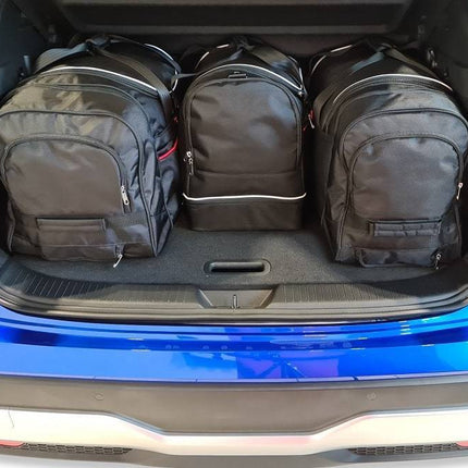 Kjust Kjust Reistassenset voor Nissan Qashqai vanaf 2021 - Set van 4 Tassen met 2 Roltassen 1 Sporttas en 1 Vliegtuigtas Harvest Automotive 5