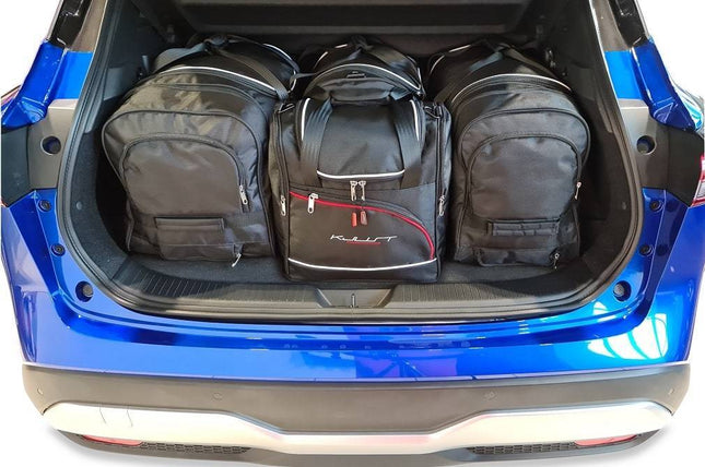 Kjust Kjust Reistassenset voor Nissan Qashqai vanaf 2021 - Set van 4 Tassen met 2 Roltassen 1 Sporttas en 1 Vliegtuigtas Harvest Automotive 1