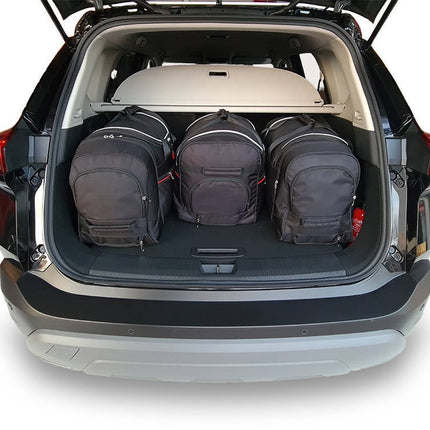 Kjust Kjust Reistassenset voor Nissan X-trail vanaf 2022 - Set van 4 Tassen met 3 Roltassen en 1 Vliegtuigtas Harvest Automotive 2