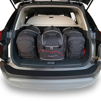 Kjust Kjust Reistassenset voor Nissan X-trail vanaf 2022 - Set van 4 Tassen met 3 Roltassen en 1 Vliegtuigtas Harvest Automotive 1