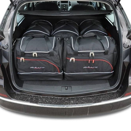 Kjust Kjust Reistassenset voor Opel Astra Sports Tourer 2010-2015 - Set van 5 Tassen met 3 Roltassen en 2 Vliegtuigtassen Harvest Automotive 1