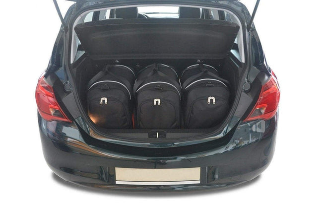 Kjust Kjust Reistassenset voor Opel Corsa 5-deurs 2014-2019 - Set van 3 Tassen met 3 Sporttassen Harvest Automotive 1