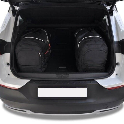 Kjust Kjust Reistassenset voor Opel Grandland X 2018-2024 - Set van 4 Tassen met 2 Roltassen 1 Sporttas en 1 Vliegtuigtas Harvest Automotive 3