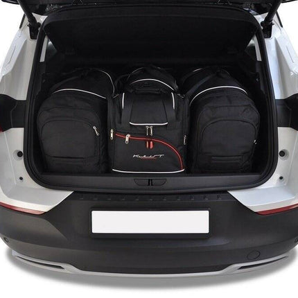 Kjust Kjust Reistassenset voor Opel Grandland X 2018-2024 - Set van 4 Tassen met 2 Roltassen 1 Sporttas en 1 Vliegtuigtas Harvest Automotive 1