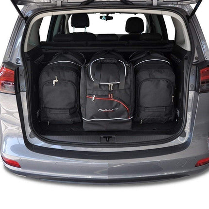 Kjust Kjust Reistassenset voor Opel Zafira Tourer 2011-2019 - Set van 4 Tassen met 3 Roltassen en 1 Sporttas Harvest Automotive 1