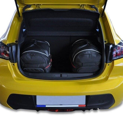 Kjust Kjust Reistassenset voor Peugeot 208 5-deurs vanaf 2019 - Set van 3 Tassen met 2 Roltassen en 1 Vliegtuigtas Harvest Automotive 5