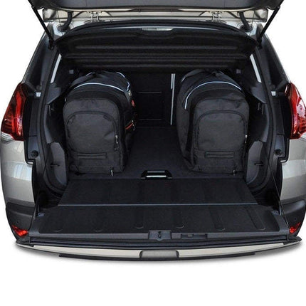 Kjust Kjust Reistassenset voor Peugeot 3008 2009-2017 - Set van 4 Tassen met 2 Roltassen 1 Sporttas en 1 Vliegtuigtas Harvest Automotive 3