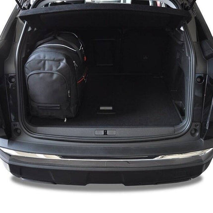 Kjust Kjust Reistassenset voor Peugeot 3008 2017-2023 - Set van 4 Tassen met 2 Roltassen 1 Sporttas en 1 Vliegtuigtas Harvest Automotive 4