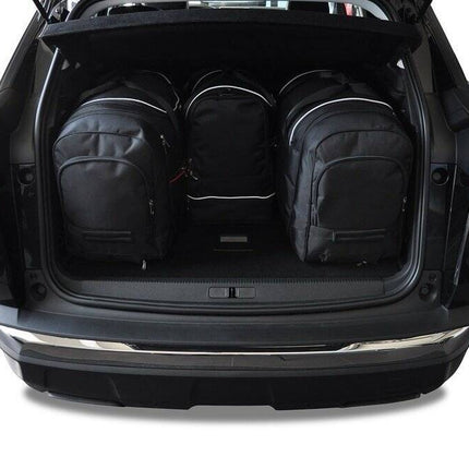 Kjust Kjust Reistassenset voor Peugeot 3008 2017-2023 - Set van 4 Tassen met 2 Roltassen 1 Sporttas en 1 Vliegtuigtas Harvest Automotive 2