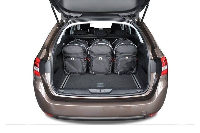 Kjust Kjust Reistassenset voor Peugeot 308 5-deurs 2013-2021 - Set van 5 Tassen met 3 Roltassen en 2 Sporttassen Harvest Automotive 2