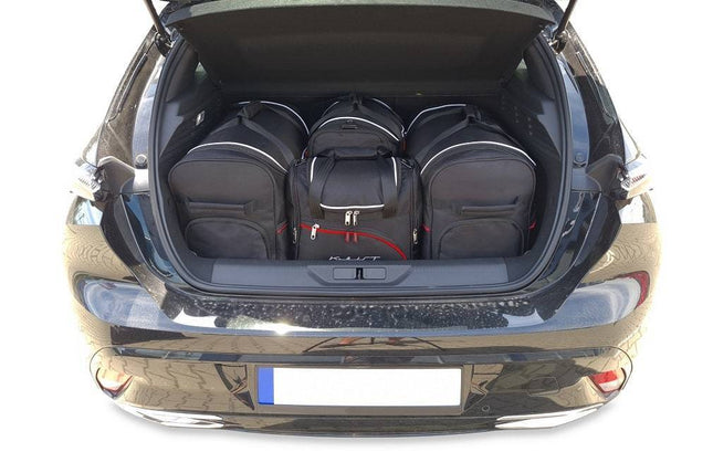 Kjust Kjust Reistassenset voor Peugeot 308 5-deurs vanaf 2021 - Set van 4 Tassen met 2 Roltassen 1 Sporttas en 1 Vliegtuigtas Harvest Automotive 1