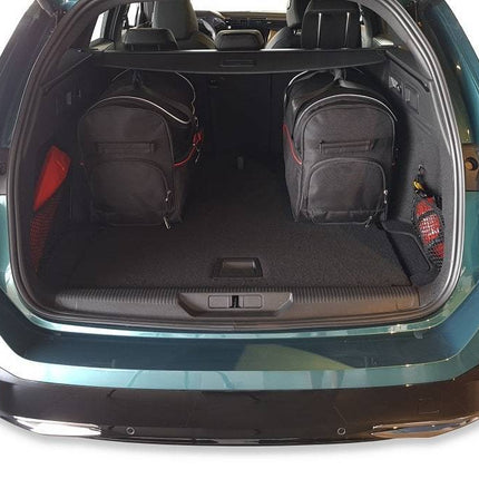 Kjust Kjust Reistassenset voor Peugeot 308 SW stationwagen vanaf 2021 - Set van 5 Tassen met 3 Roltassen en 2 Vliegtuigtassen Harvest Automotive 4