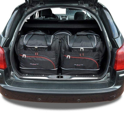 Kjust Kjust Reistassenset voor Peugeot 407 SW stationwagen 2004-2011 - Set van 5 Tassen met 3 Roltassen en 2 Sporttassen Harvest Automotive 1