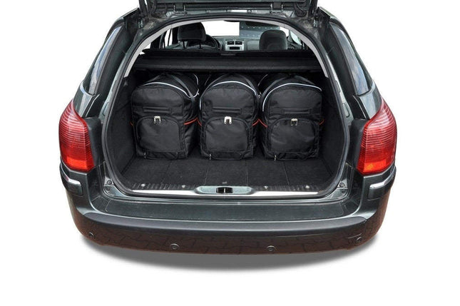 Kjust Kjust Reistassenset voor Peugeot 407 SW stationwagen 2004-2011 - Set van 5 Tassen met 3 Roltassen en 2 Sporttassen Harvest Automotive 2