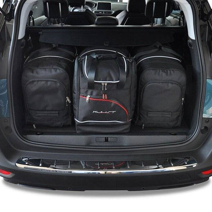 Kjust Kjust Reistassenset voor Peugeot 5008 2017-2024 - Set van 4 Tassen met 3 Roltassen en 1 Sporttas Harvest Automotive 1