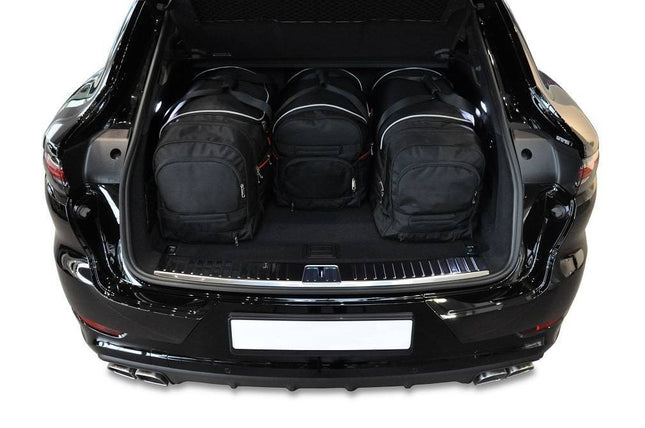 Kjust Kjust Reistassenset voor Porsche Cayenne coup�� vanaf 2019 - Set van 4 Tassen met 3 Roltassen en 1 Vliegtuigtas Harvest Automotive 2