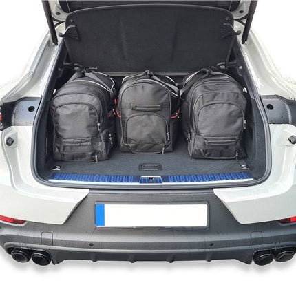 Kjust Kjust Reistassenset voor Porsche Cayenne coup�� vanaf 2019 - Set van 4 Tassen met 3 Roltassen en 1 Vliegtuigtas Harvest Automotive 2