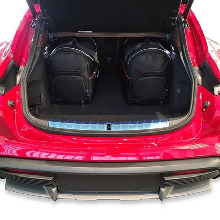 Kjust Kjust Reistassenset voor Porsche Taycan Cross Turismo vanaf 2020 - Set van 5 Tassen met 2 Roltassen en 3 Vliegtuigtassen Harvest Automotive 4