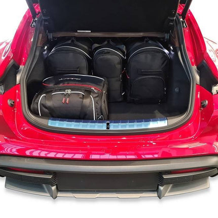Kjust Kjust Reistassenset voor Porsche Taycan Cross Turismo vanaf 2020 - Set van 5 Tassen met 2 Roltassen en 3 Vliegtuigtassen Harvest Automotive 7