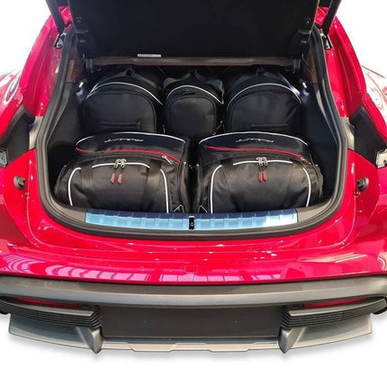 Kjust Kjust Reistassenset voor Porsche Taycan Cross Turismo vanaf 2020 - Set van 5 Tassen met 2 Roltassen en 3 Vliegtuigtassen Harvest Automotive 6