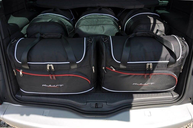 Kjust Kjust Reistassenset voor Renault Espace 2003-2015 - Set van 5 Tassen met 3 Roltassen en 2 Vliegtuigtassen Harvest Automotive 1