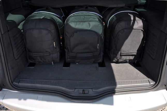 Kjust Kjust Reistassenset voor Renault Espace 2003-2015 - Set van 5 Tassen met 3 Roltassen en 2 Vliegtuigtassen Harvest Automotive 2