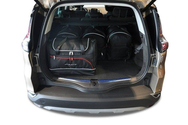 Kjust Kjust Reistassenset voor Renault Espace 2015-2022 - Set van 5 Tassen met 3 Roltassen en 2 Sporttassen Harvest Automotive 2