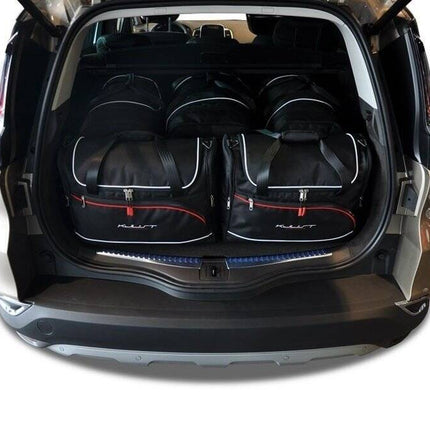 Kjust Kjust Reistassenset voor Renault Espace 2015-2022 - Set van 5 Tassen met 3 Roltassen en 2 Vliegtuigtassen Harvest Automotive 1